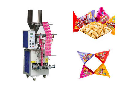 haha体育三角形包装机与样品图