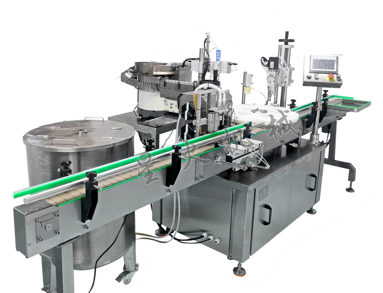 haha体育液体灌装旋盖一体机-酒精喷雾灌装机